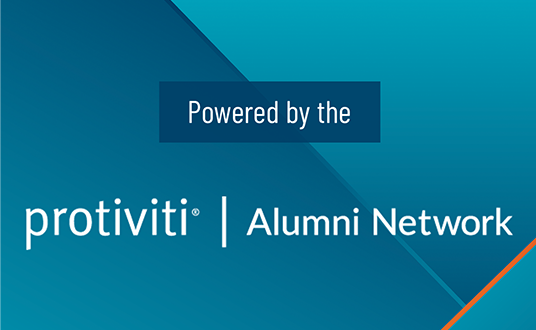 Alumni network of business consulting company