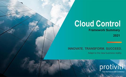Cloud control framework summary