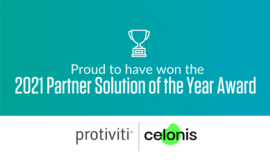 Celonis 2021 Partner of the Year Award 